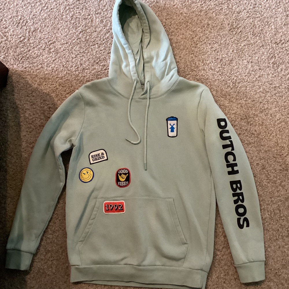 Dutch Bros Patchwork Sweatshirt - image 1